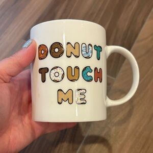Donut Touch Me White Mug